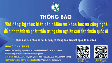 TP.HCM “đặt hàng” 8 chương trình khoa học và công nghệ để hình thành và phát triển trung tâm nghiên cứu đạt chuẩn quốc tế